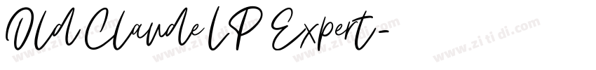 Old Claude LP Expert字体转换